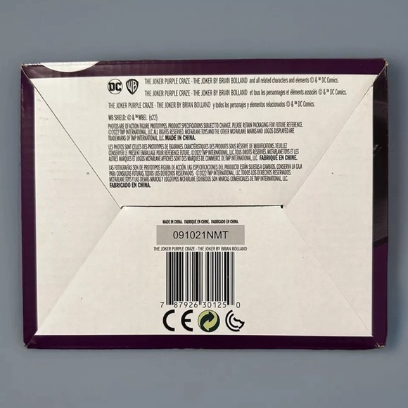 🃏The Joker Purple Craze by Brian Bolland (DC Direct) 7" Resin Statue ltd ed NIB - Picture 6 of 8